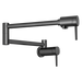 Delta 1165LF Contemporary Wall Mount Pot Filler, matte black - view 2
