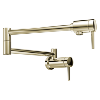 Delta 1165LF Contemporary Wall Mount Pot Filler, polished nickel - view 2