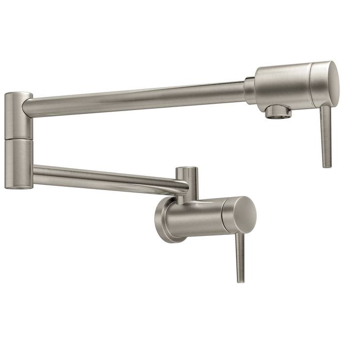 Delta 1165LF Contemporary Wall Mount Pot Filler, stainless