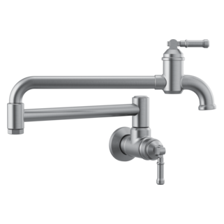 Delta Broderick 1190LFL Wall Mount Pot Filler, arctic stainless - view 2