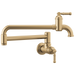Delta Broderick 1190LFL Wall Mount Pot Filler, champagne bronze