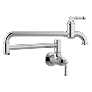Delta Broderick 1190LFL Wall Mount Pot Filler, polished nickel - view 2