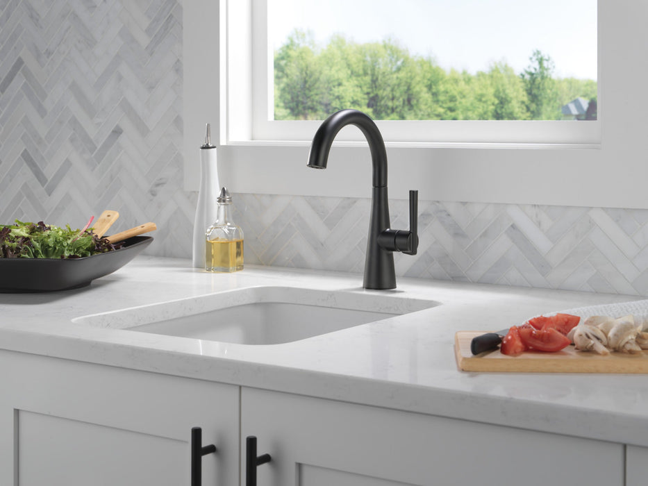 Delta 14882LF Single Handle Bar Prep Faucet, matte black - view 4
