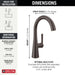 Delta 14882LF Single Handle Bar Prep Faucet, venetian bronze - view 5