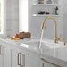 Delta Boyd 19893Z Single Handle Pull-Down Kitchen Faucet with Soap Dispenser and ShieldSpray Technology, champagne bronze...