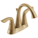 Delta Lahara 2538 Two Handle Centerset Bathroom Faucet, champagne bronze