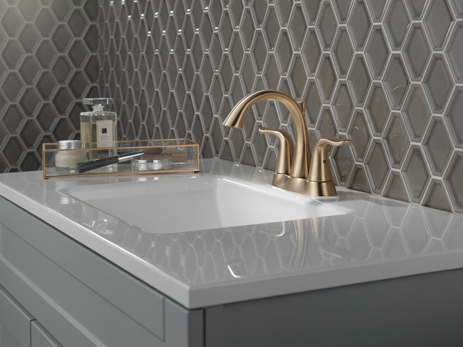 Delta Lahara 2538 Two Handle Centerset Bathroom Faucet, champagne bronze - view 2