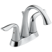 Delta Lahara 2538 Two Handle Centerset Bathroom Faucet, chrome
