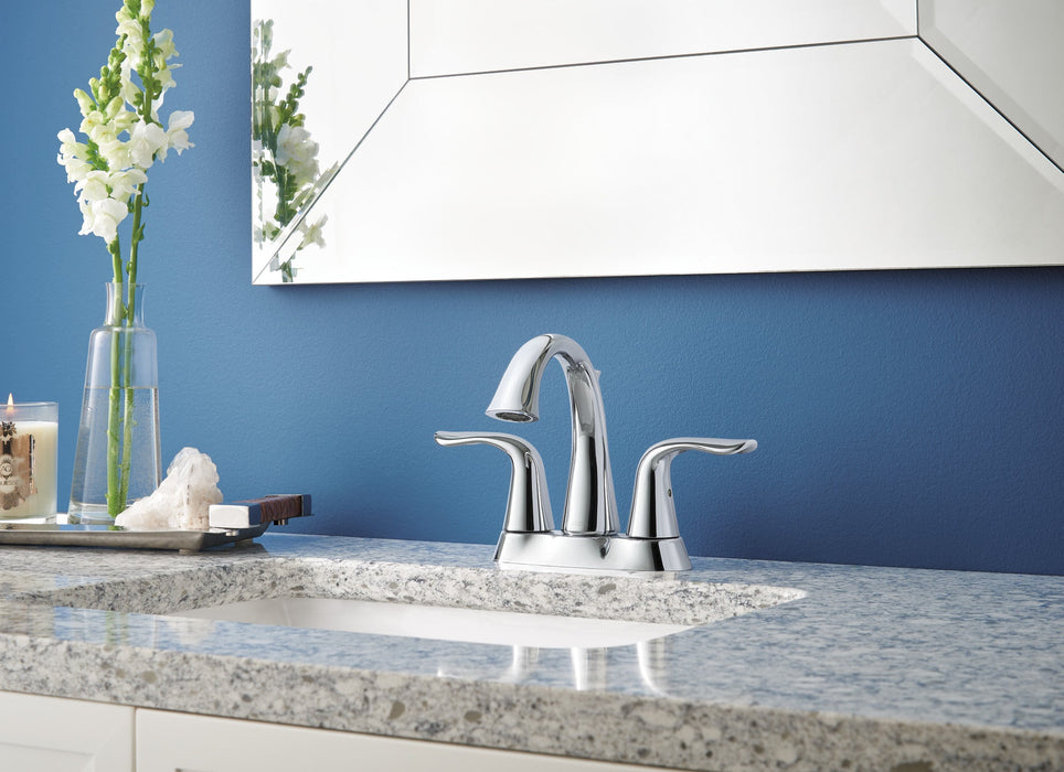 Delta Lahara 2538 Two Handle Centerset Bathroom Faucet, chrome - view 3