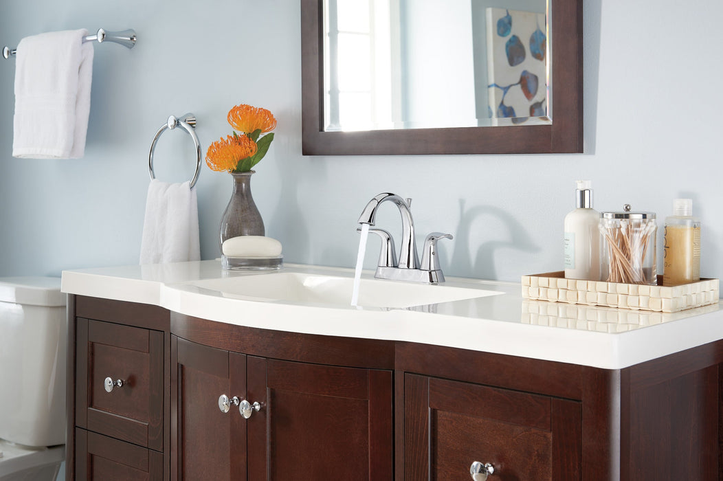 Delta Lahara 2538 Two Handle Centerset Bathroom Faucet, chrome - view 4