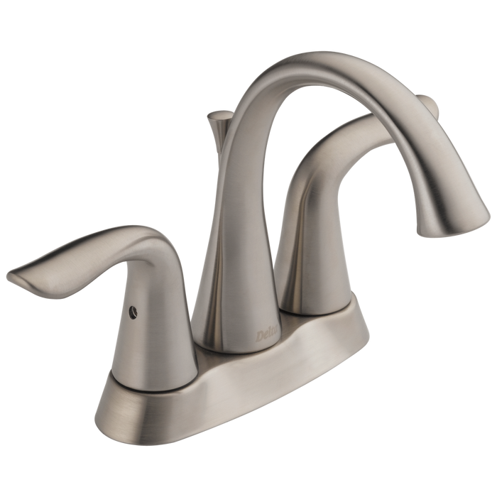 Delta Lahara 2538 Two Handle Centerset Bathroom Faucet, stainless