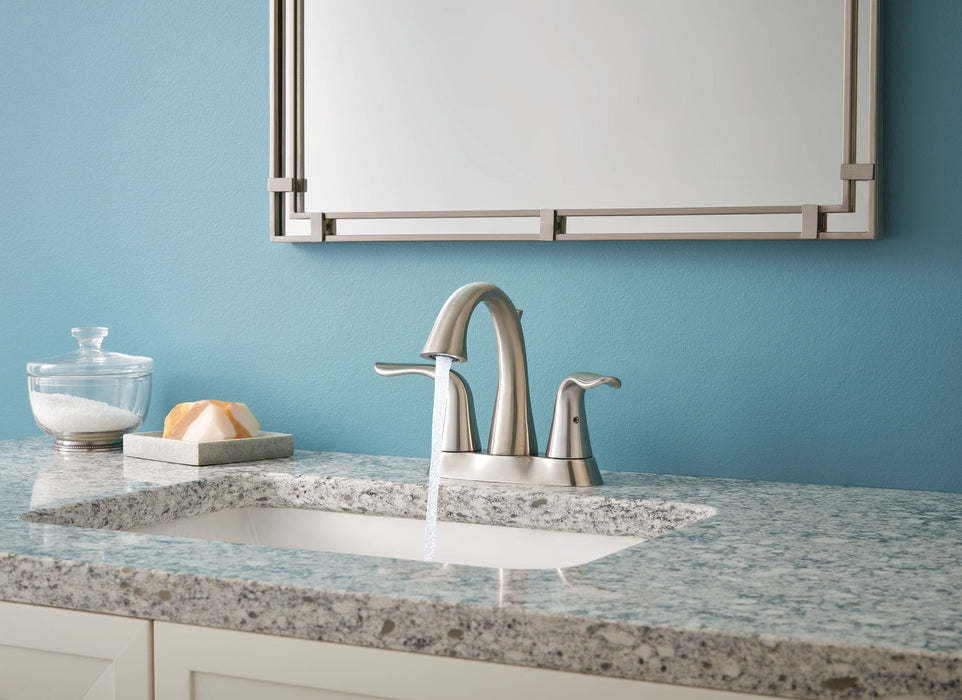 Delta Lahara 2538 Two Handle Centerset Bathroom Faucet, stainless - view 2