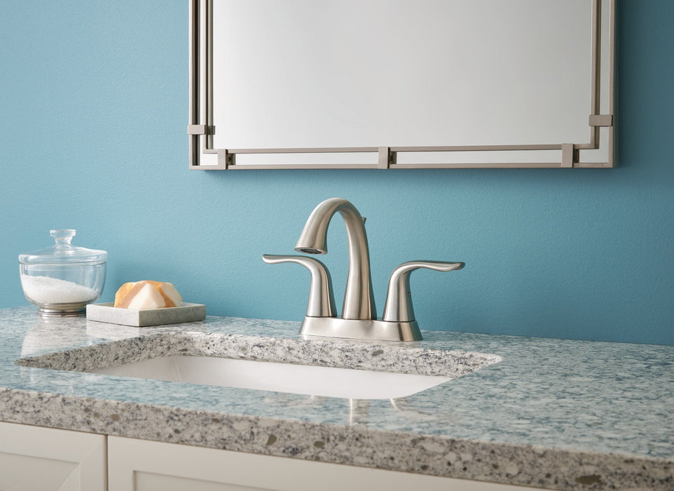 Delta Lahara 2538 Two Handle Centerset Bathroom Faucet, stainless - view 3