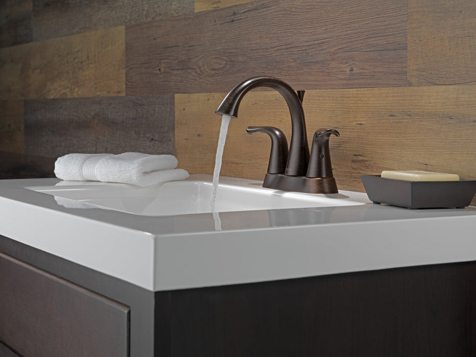 Delta Lahara 2538 Two Handle Centerset Bathroom Faucet, venetian bronze - view 2