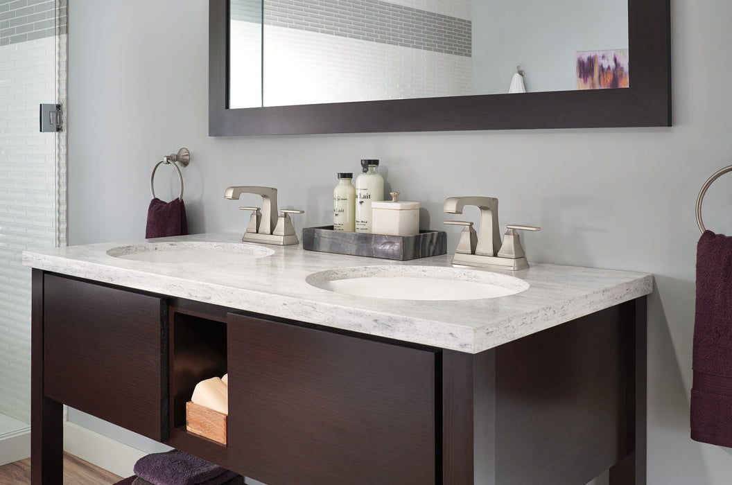 Delta Ashlyn 2564 Two Handle Centerset Bathroom Faucet, stainless - view 2