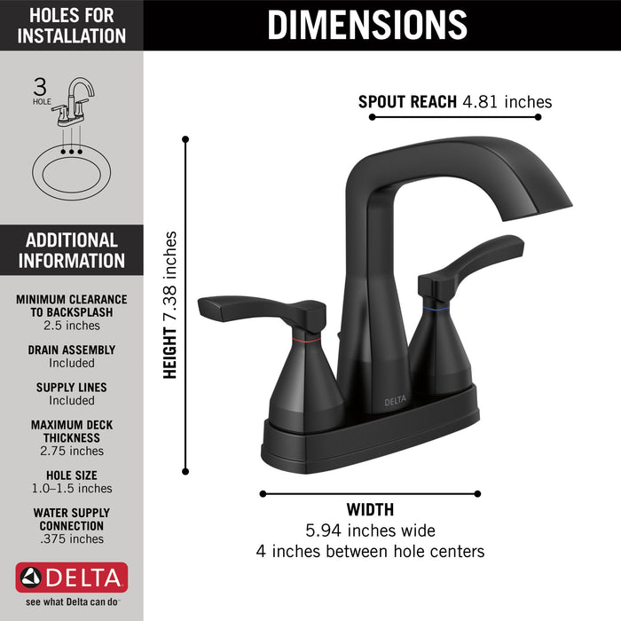 Delta Stryke 25776 Centerset Faucet