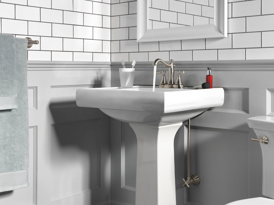 Delta Cassidy 2597LF Two Handle Centerset Bathroom Faucet - Metal Pop-Up, stainless - view 3