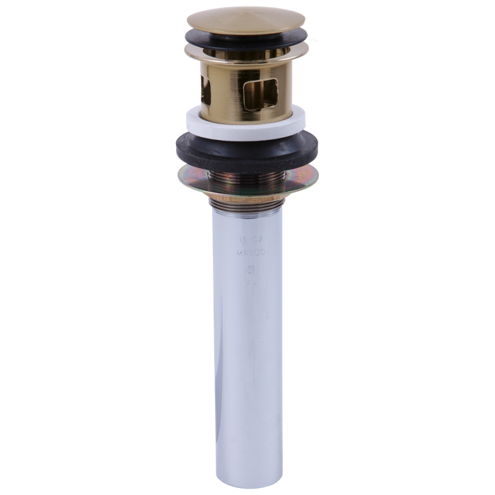 Delta 33W576 Push Pop-Up with Overflow, champagne bronze