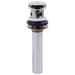 Delta 33W576 Push Pop-Up with Overflow, chrome