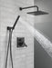 Delta Modern 342701 Monitor 14 Series Shower with Raincan, Hand Shower & Rough Valve, matte black - view 3