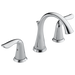 Delta Lahara 3538 Two Handle Widespread Bathroom Faucet, chrome