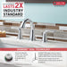 Delta Lahara 3538 Two Handle Widespread Bathroom Faucet, chrome - view 5
