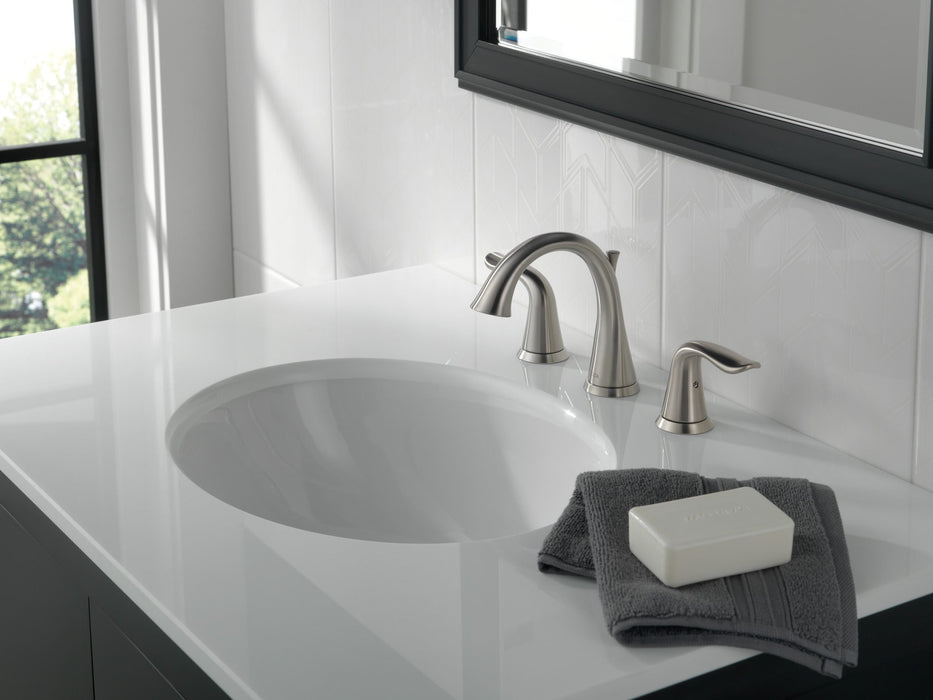 Delta Lahara 3538 Two Handle Widespread Bathroom Faucet, stainless - view 3