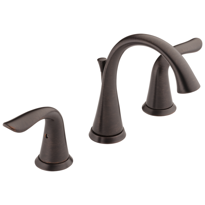 Delta Lahara 3538 Two Handle Widespread Bathroom Faucet, venetian bronze