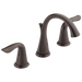 Delta Lahara 3538 Two Handle Widespread Bathroom Faucet, venetian bronze