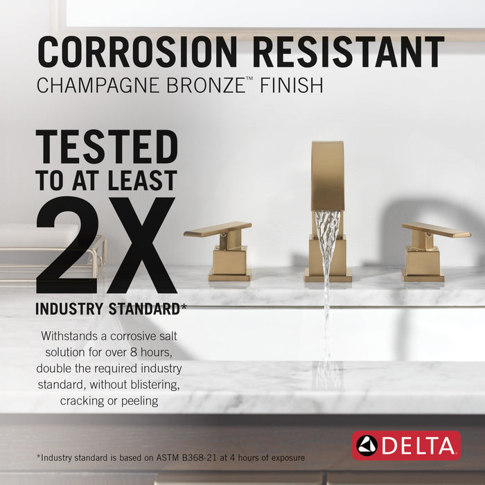 Delta Vero 3553LF Two Handle Widespread Bathroom Faucet