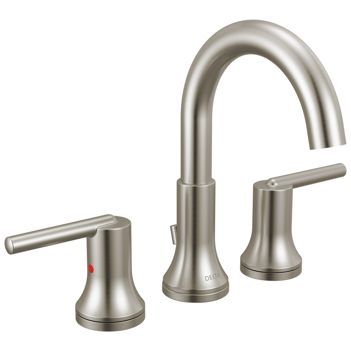 Delta Trinsic 3559 Two Handle Widespread Bathroom Faucet, stainless