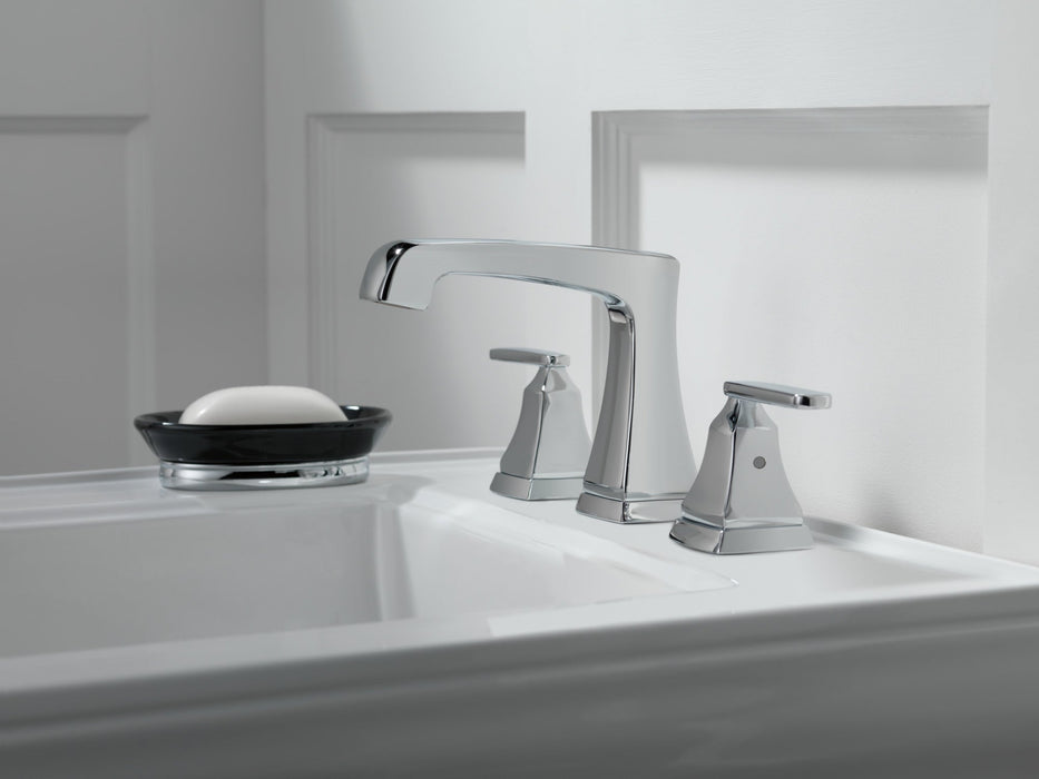 Delta Ashlyn 3564 Two Handle Widespread Bathroom Faucet, chrome - view 5