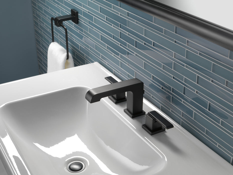 Delta Ara 3567 Two Handle Widespread Bathroom Faucet, matte black - view 2