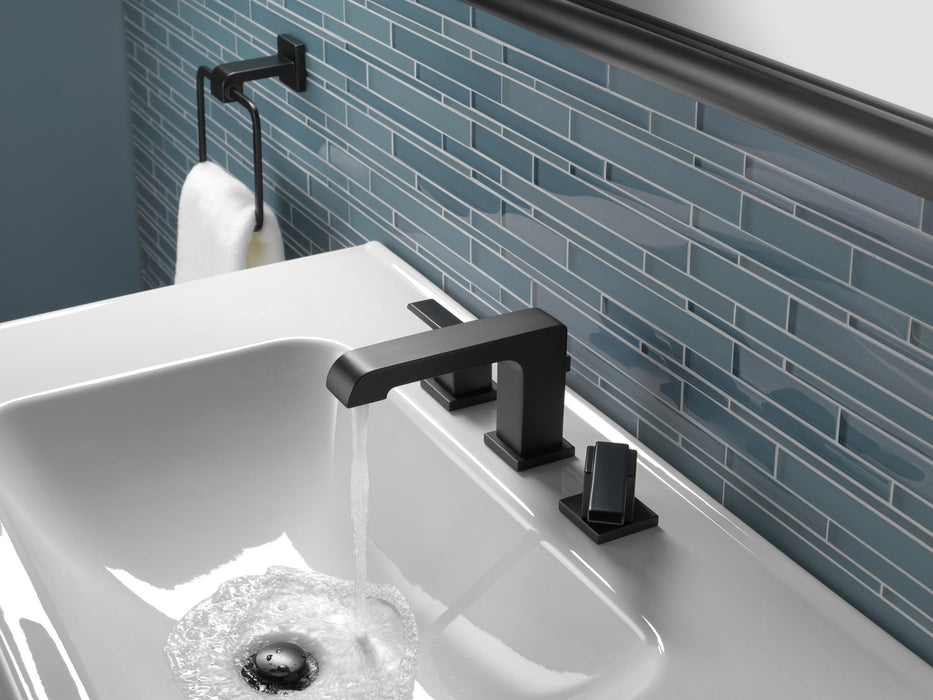 Delta Ara 3567 Two Handle Widespread Bathroom Faucet, matte black - view 3