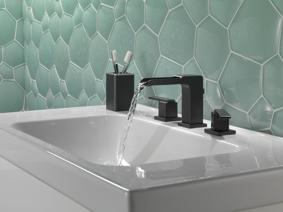 Delta Ara 3568LF Two Handle Widespread Channel Bathroom Faucet
