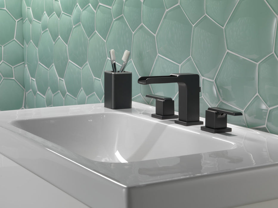 Delta Ara 3568LF Two Handle Widespread Channel Bathroom Faucet