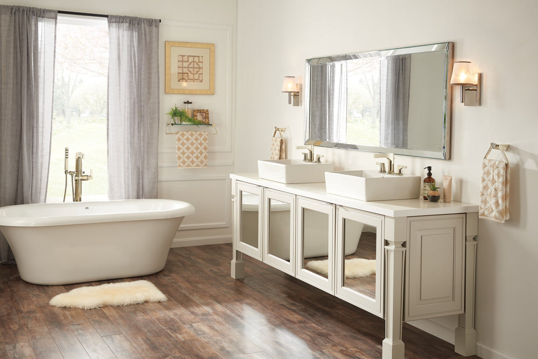 Delta Zura 3574 Two Handle Widespread Bathroom Faucet, polished nickel - view 3