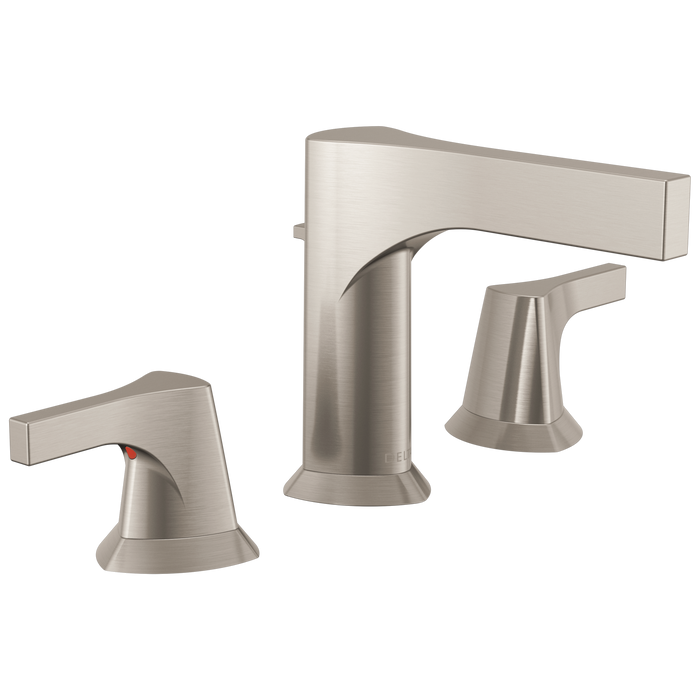 Delta Zura 3574 Two Handle Widespread Bathroom Faucet, stainless