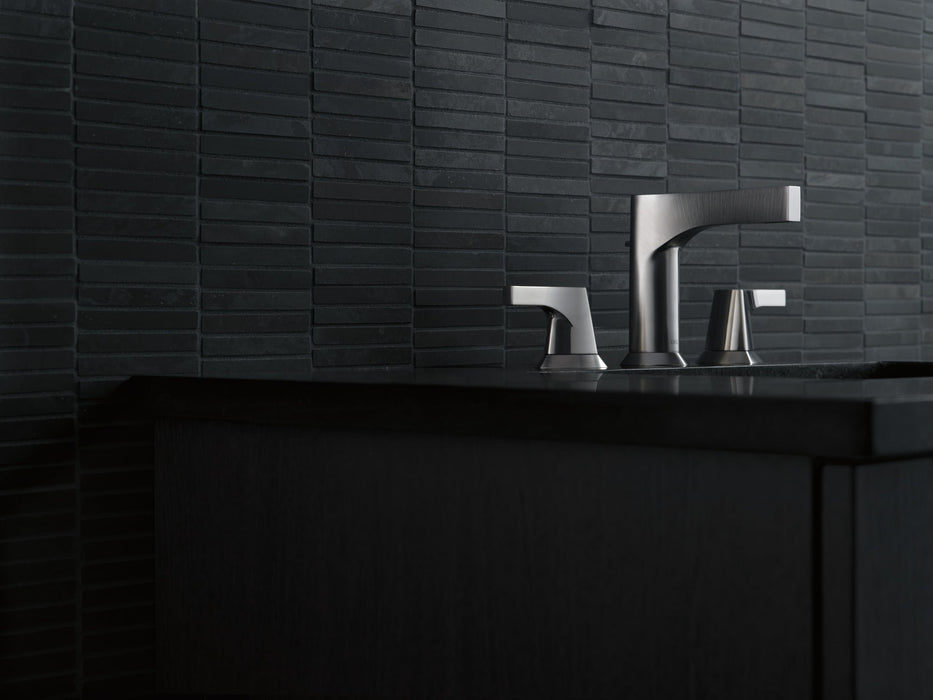 Delta Zura 3574 Two Handle Widespread Bathroom Faucet, stainless - view 3