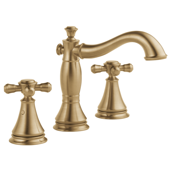Delta Cassidy 3597LF Two Handle Widespread Bathroom Faucet - Less Handles, champagne bronze - view 3
