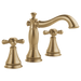 Delta Cassidy 3597LF Two Handle Widespread Bathroom Faucet - Less Handles, champagne bronze - view 3