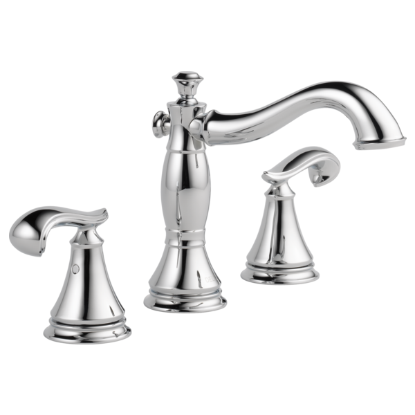 Delta Cassidy 3597LF Two Handle Widespread Bathroom Faucet - Less Handles, chrome - view 2
