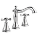 Delta Cassidy 3597LF Two Handle Widespread Bathroom Faucet - Less Handles, chrome - view 3