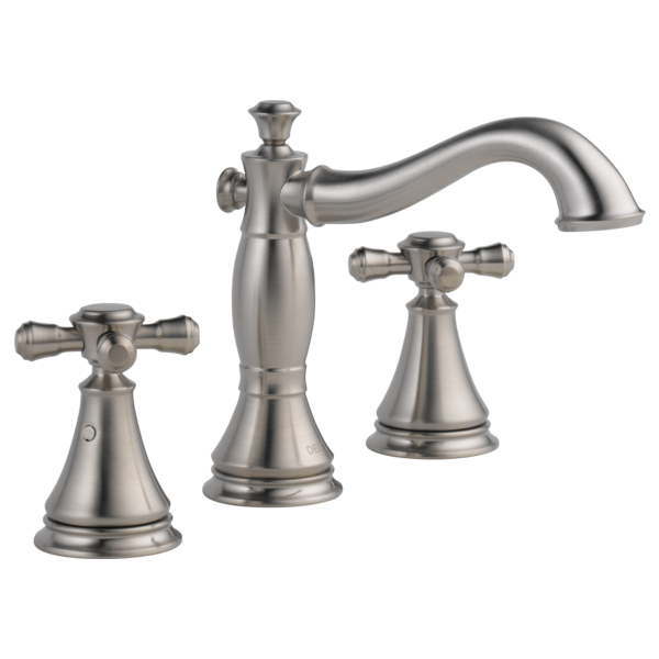 Delta Cassidy 3597LF Two Handle Widespread Bathroom Faucet - Less Handles, stainless - view 2