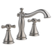 Delta Cassidy 3597LF Two Handle Widespread Bathroom Faucet - Less Handles, stainless - view 2