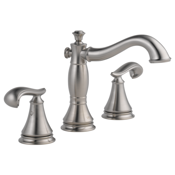 Delta Cassidy 3597LF Two Handle Widespread Bathroom Faucet - Less Handles, stainless - view 3