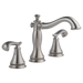 Delta Cassidy 3597LF Two Handle Widespread Bathroom Faucet - Less Handles, stainless - view 3
