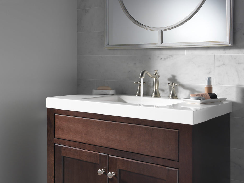 Delta Cassidy 3597LF Two Handle Widespread Bathroom Faucet - Less Handles, stainless - view 5