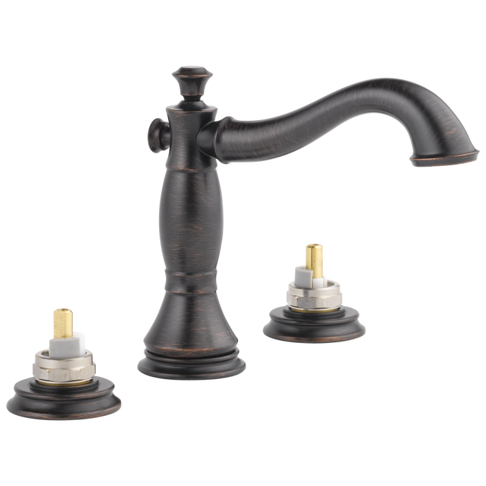 Delta Cassidy 3597LF Two Handle Widespread Bathroom Faucet - Less Handles, venetian bronze