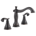 Delta Cassidy 3597LF Two Handle Widespread Bathroom Faucet - Less Handles, venetian bronze - view 2